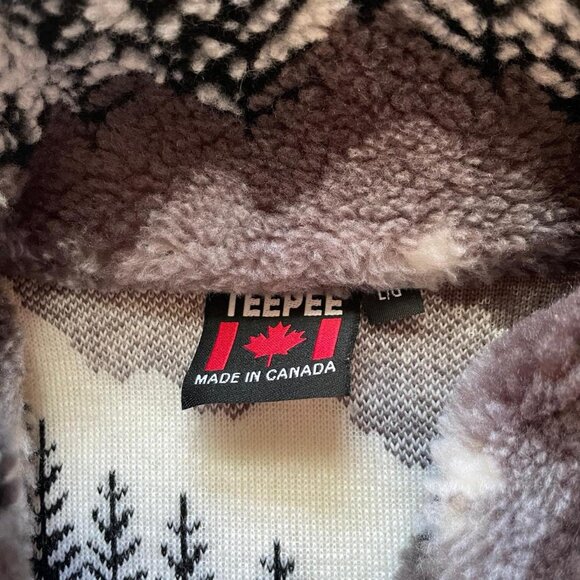 Vintage Nature Fleece Vest Size Large - Picture 4 of 7